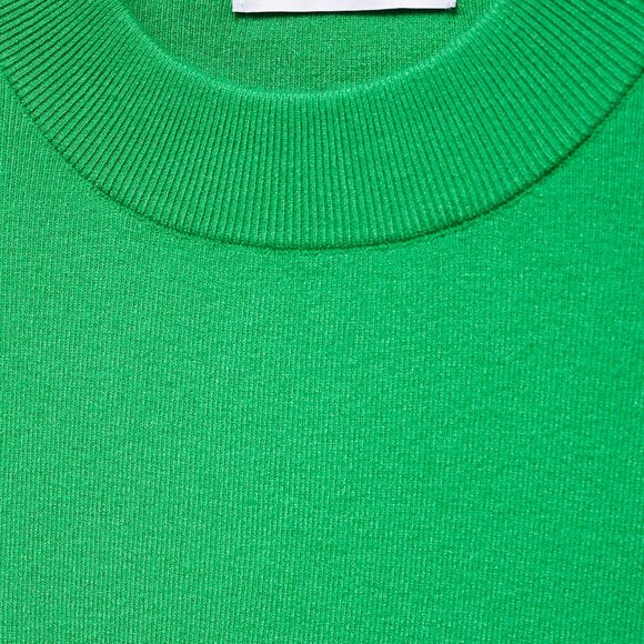 Mango Green Round-Neck Knitted Sweater/NWT/1XL - Picture 5 of 15